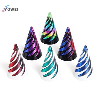 YOWEI 3D In Hình Nón Xoắn Ốc Không Thể Kim Tự Tháp Vượt Qua Điêu Khắc Kim Tự Tháp Chỉ Ảo Ảnh VN