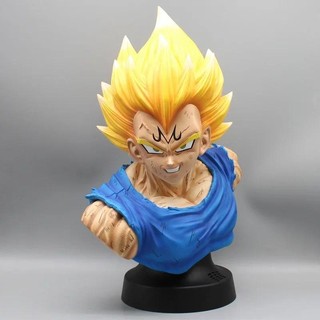 37cm Dragon Ball Anime Hình Gk Magic Vegeta 1: 1 Half Bust Super Saiyan PVC Hình