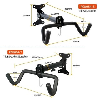 Móc Treo Xe Đạp Tường Ngang, Giá Đỡ Xe Đạp, Giá Treo Lên Tường 2 Tay Đỡ, Giá Để Đồ Trưng Bày Cho Nhà & Kho, Chất Lượng