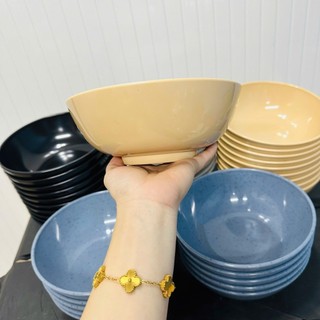 Combo 2 Tô Nhựa Nhiều Màu - Tô Nhựa Ăn Bún Phở Chất Liệu MELAMINE - Trường An VN