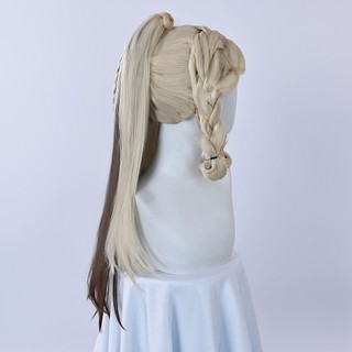 Bạn Genshin Tác Động Kachina Cosplay Tóc Giả Da Đầu Nhân Tạo Anime Tóc Tóc Tóc Chịu Nhiệt Tiệc Halloween