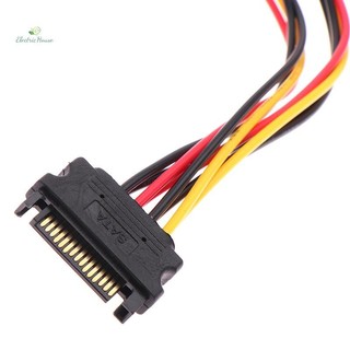 [Nhà Điện] 1 Dây Nối Dài SATA 20CM Cho HDD SSD Đĩa Cứng SATA Power Y Cáp Chia 15 Pin Nam Đến Kép 15 Pin Nữ Cáp Điện mới