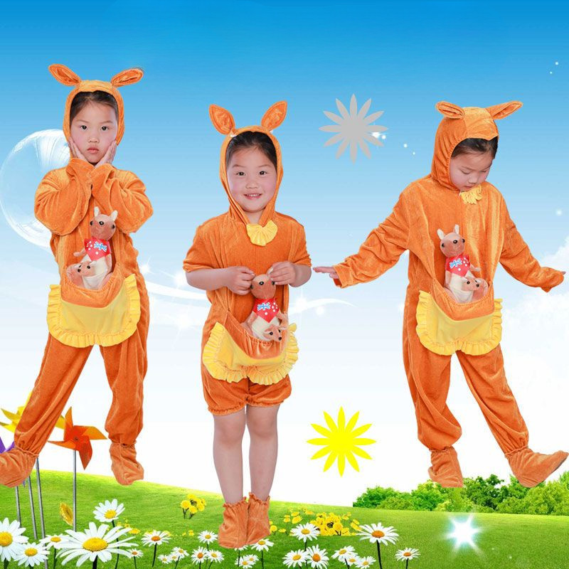 💕 HÀNG CÓ SẴN – Đầm Trang Phục Trẻ Em 3‑12 tuổi – Chuột Túi + Hoạt Hình Động Vật, Thích hợp Halloween, Giáng Sinh & Ngày Trẻ Em 🎃🎉
