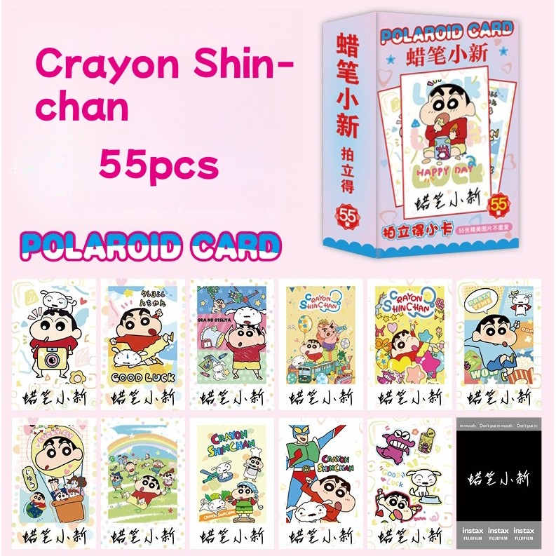 55 Chiếc Lots-o Crayon Shin-chan NGÀY MỘT TRỰC TIẾP Lomo Card Fox Spirit Matchmaker Killer Seven Perfect World Photocards thần-slaying mortal realm Throne of Seal Postcards YM