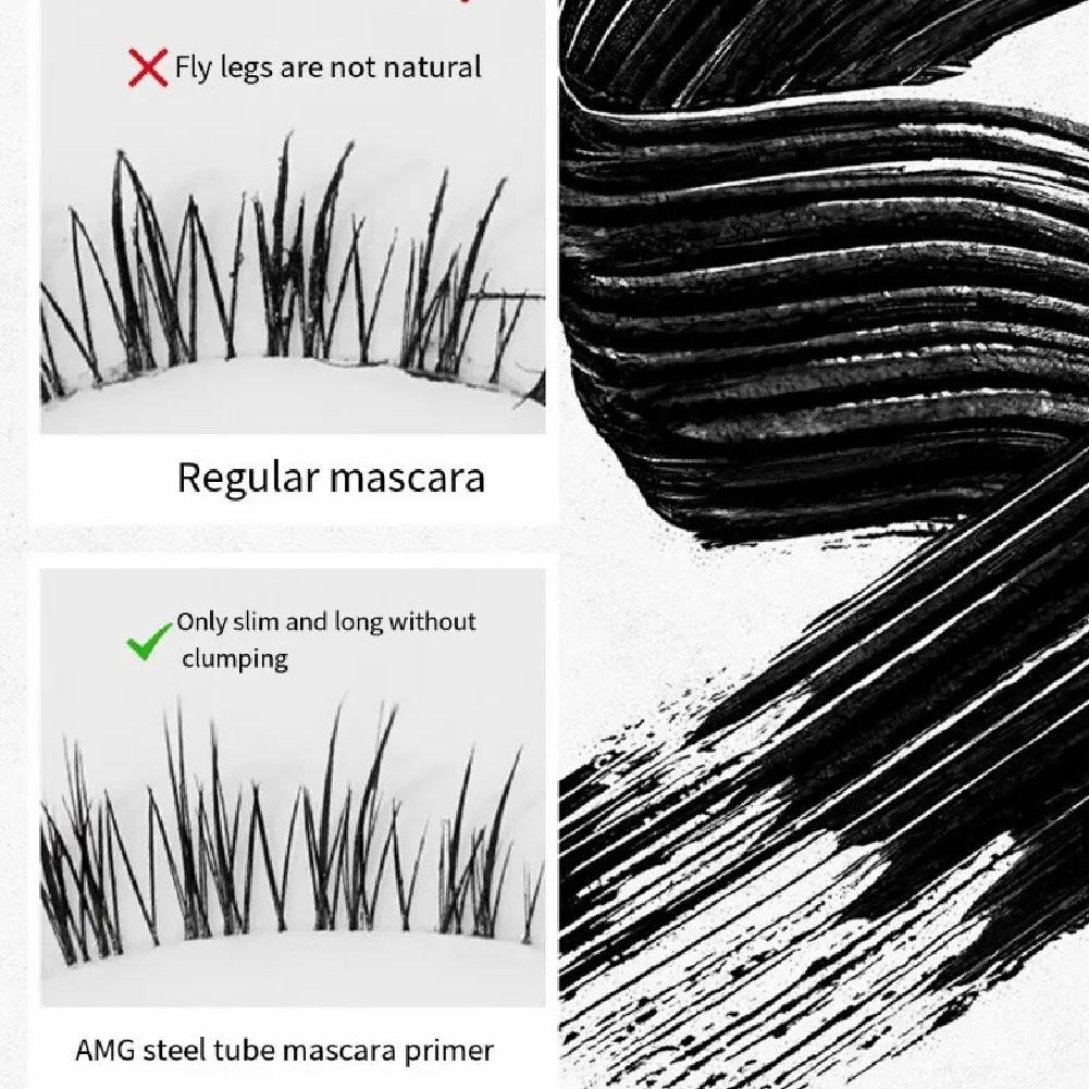 Mascara ống thép không thấm nước lâu trôi Mascara tự nhiên trang điểm mắt Q8y9