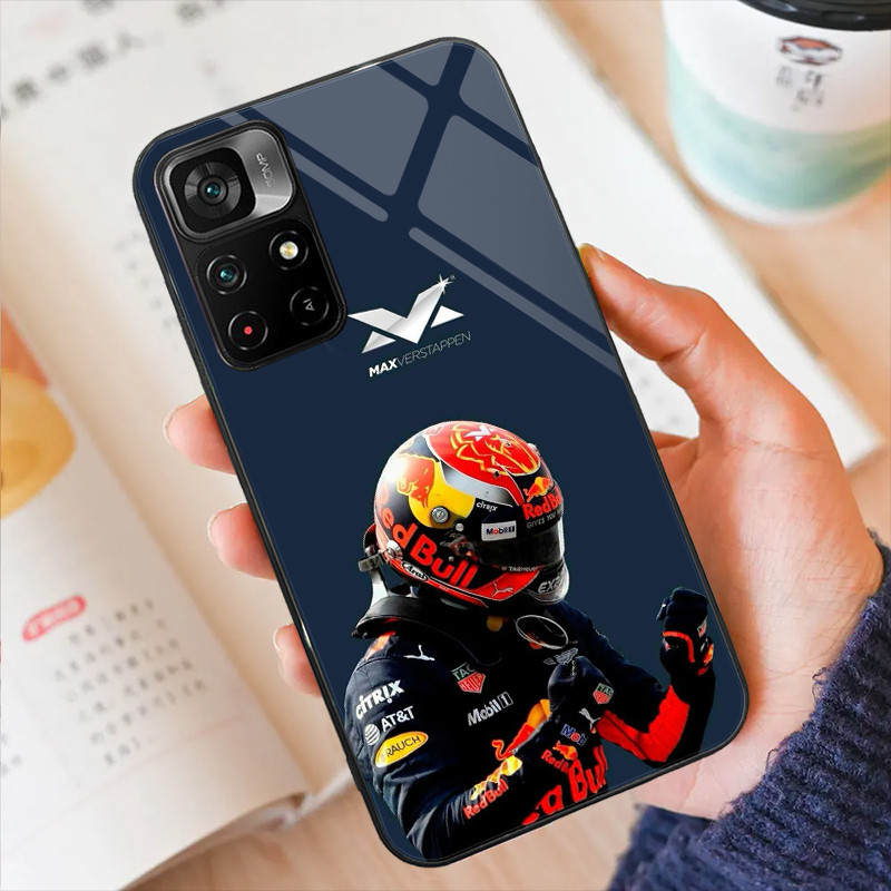 Ốp Điện Thoại Kính Max Verstappen 02 Cho Xiaomi POCO F3 F4 F5 M3 M4 M5 M6 4G X3 X4 GT NFC X5 X6 PRO 5G
