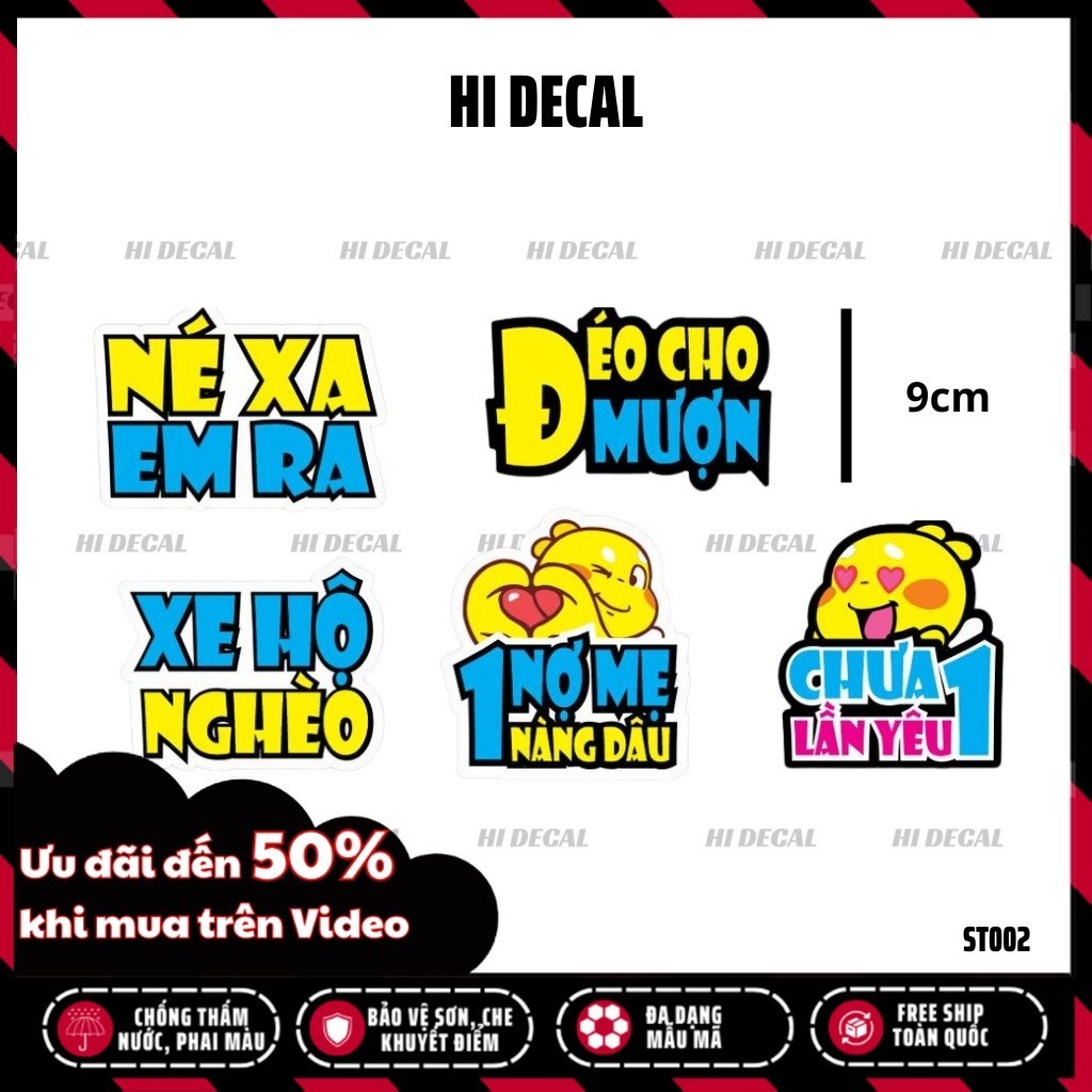 Tem Stick khủng long vàng ngộ nghĩnh, né xa em ra  |ST001| Decal dán xe, laptop, phụ kiện