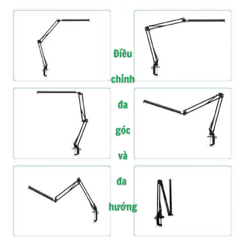 12W Mới Đèn Led bàn học bảo vệ mắt SG DECOR kẹp bàn gấp gọn Đèn kẹp bàn điều chỉnh kích thước phổ rộng cao cấp | BigBuy360 - bigbuy360.vn
