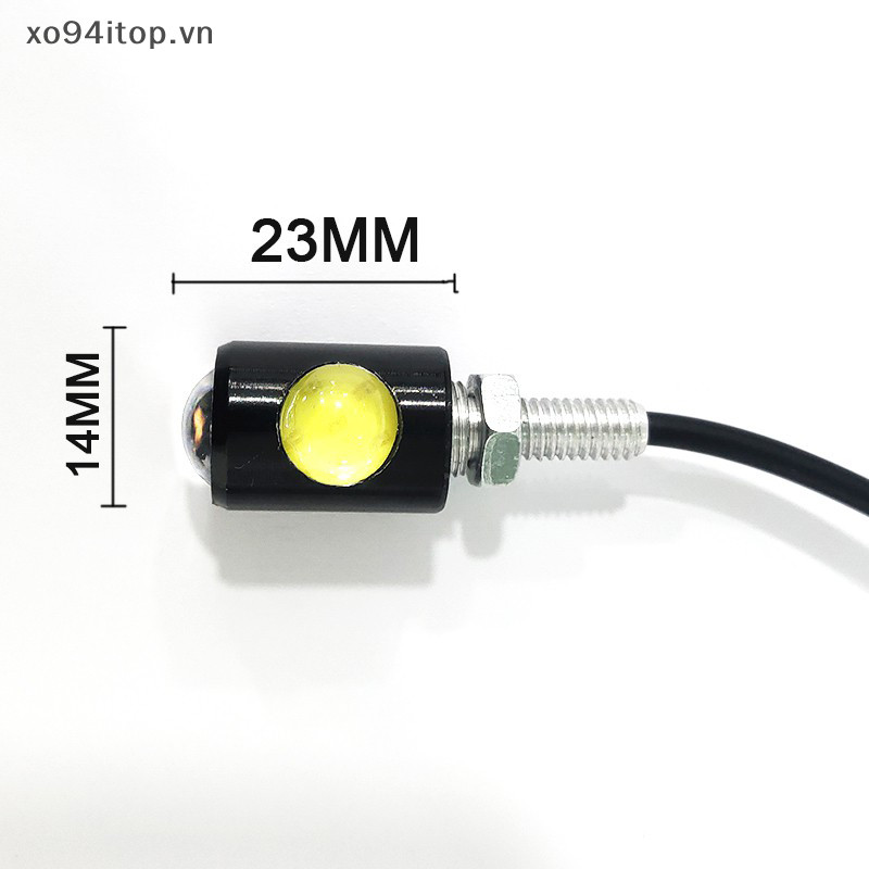 Xoitop Sáng Tạo Xe Máy Đèn Tín Hiệu Biển Đèn LED Bóng Đèn Hình Mắt Biến Chỉ Báo Siêu Sáng Dễ Dàng Lắp Đặt VN