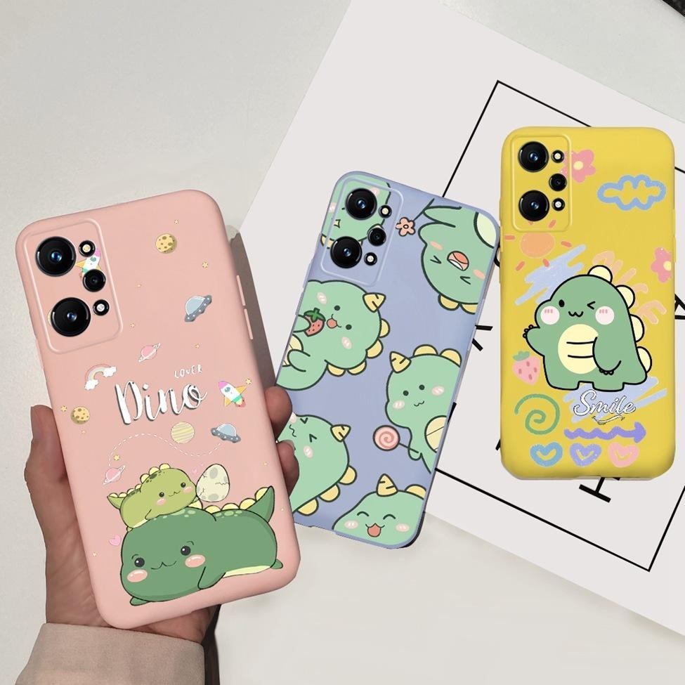 Dành Cho Realme Q5 Pro Vỏ RMX3372 Kẹo Chống Sốc Silicon Ốp Lưng Cho Realme Q5 Pro Ốp Lưng Hoa Thời Trang Dễ Thương Mèo Phi Hành Gia Sơn