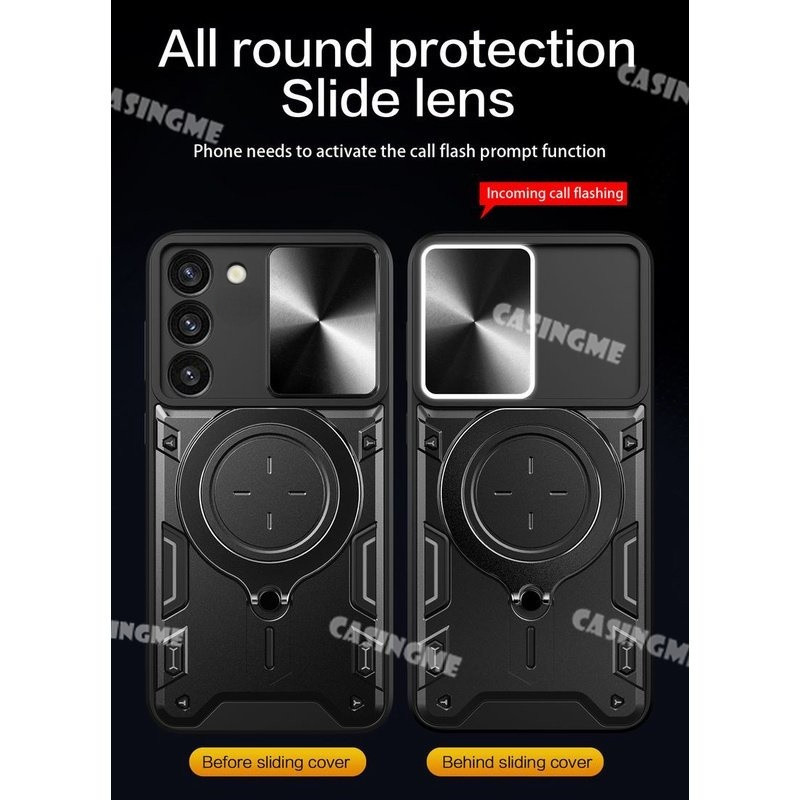 Vivo Y100 5G 2024 Giáp Chống Sốc Đẩy Kéo Camera Bảo Vệ Dành Cho Vivo Y100 Y 100 100Y VivoY100 5G 2024 Ốp Lưng Xe Từ Vòng Vỏ Ốp Lưng Vỏ Điện Thoại