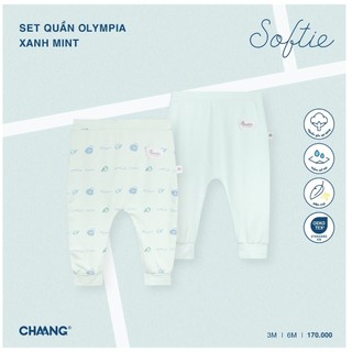 Chaang SS2024 Set 2 chiếc quần sơ sinh Olympia Chaang