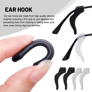 50 Cặp Móc Tai Silicon Chống Trơn Trượt Cho Kính - Co Giãn Grip Temple Tip Nút Chặn - Kính Mắt Giữ Kính Mắt Giá Đỡ