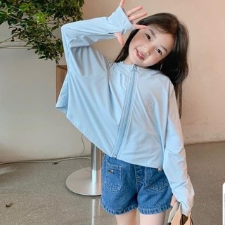 K15- Áo khoác chống nắng bé gái in hình Thỏ cực xinh - Size 9-40Kg