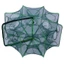 Câu cá CORALTIDE, Hình bát giác hình lục giác 6 / 8 / 10 lỗ 40 ~ 82cm, Máy bắt tôm tôm tôm bằng Nylon màu xanh lá cây có thể gập lại