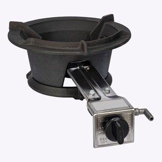 Bếp Công Nghiệp Nhà Hàng ® -  Sơn Tĩnh Điện - Bằng Gang Đúc, Miệng Bếp Hàn 3 Kiềng Chắc Chắn, Thích Hợp Nhiều Loại Nồi