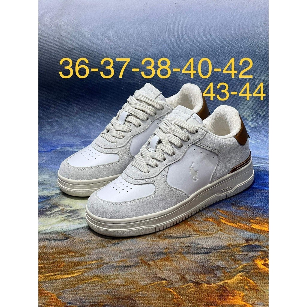 Giày sneaker hàng hiệu Polo Ralph Lauren Masters Court Leather Sneaker - Low Tops 2024 chính hãng - nhiều phối màu