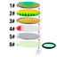 1 Câu Cá Jig Thìa Dạ Quang Mồi 5-40g Đúc Mồi Câu Cá Kim Sa Lấp Lánh Kim Loại Cứng Swimbait Với Treble Móc Cho Nước Mặn Nước Ngọt