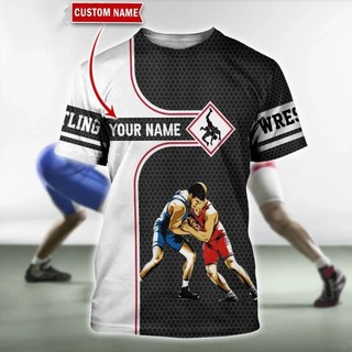 Tùy Chỉnh Tên Muay Thái & Karate & Đấu Vật 3D In Áo Thun Nam Mùa Hè Casual Unisex Áo Cho Võ Thuật Người Yêu TTD28