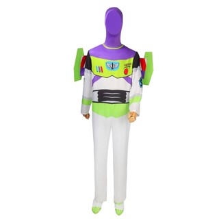 Trang phục cosplay Buzz Lightyear áo liền quần, phù hợp cho lễ hội Halloween và các bữa tiệc