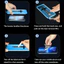 1 Chiếc Bảo Vệ Màn Hình Cho IPhone 14 13 12 11 Pro Max Mini Kính Cường Lực Cho IPhone Xs Max XR X 8 Plus Lắp Đặt Bộ Dụng Cụ Loại Bỏ Bụi Tự Động