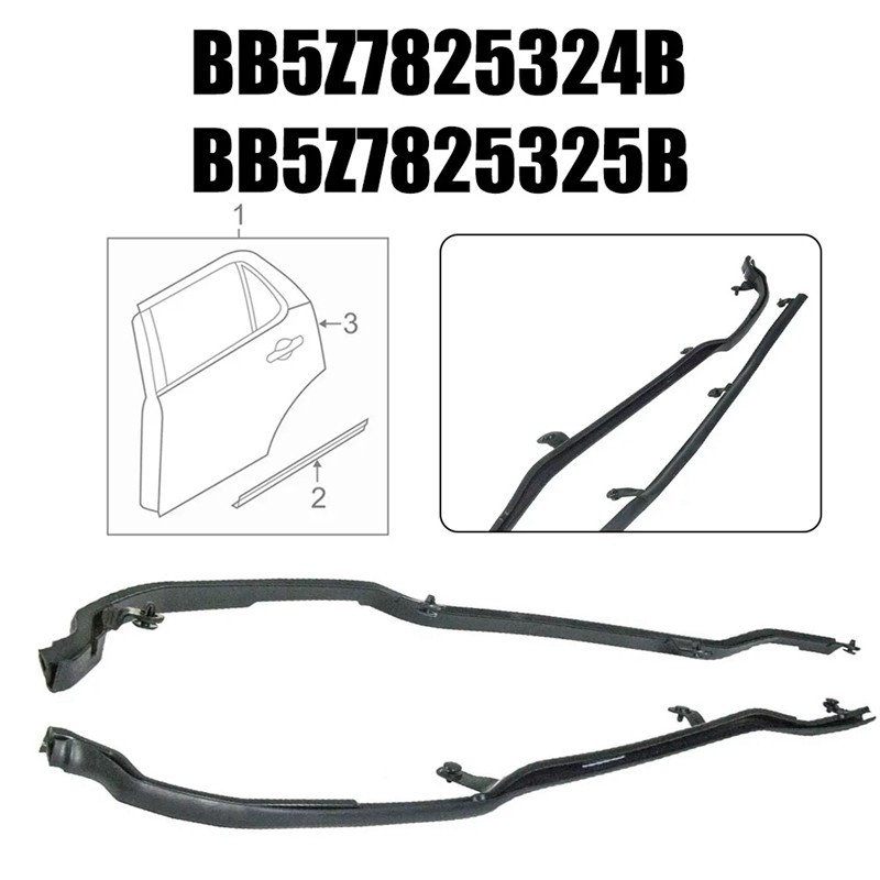 Xe Phía Sau Cửa Trước Weatherstrip Seal Cho Explorer 2011-2019 Phần Dải Niêm Phong Cửa BB5Z7825324B BB5Z7825325B