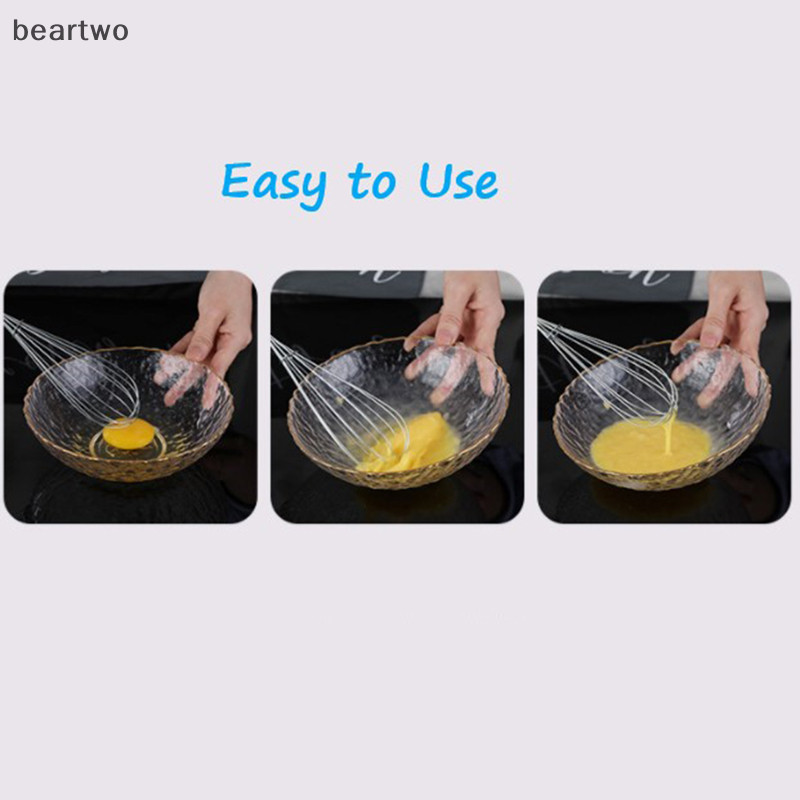 < Beartwo > 1 Máy Trộn Đánh Trứng Bằng Tay Xoay Dụng Cụ Nướng Trứng Máy Trộn Trứng Thân Thiện Với Môi Trường Máy Trộn Trứng Đẹp