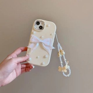 Ốp Xích Nơ Màu Hồng Thích Hợp Cho Iphone 11promax 11 12promax 12 13 14 15 pro max Ốp điện thoại Nữ 14promax