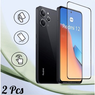 Redmi 12 5G 2 Chiếc Kính Cường Lực Bảo Vệ Màn Hình Cho Xiaomi Redmi 13 13C A3 Note 13 Pro Plus 12 4G 5G 9D Kính Bảo Vệ Phim