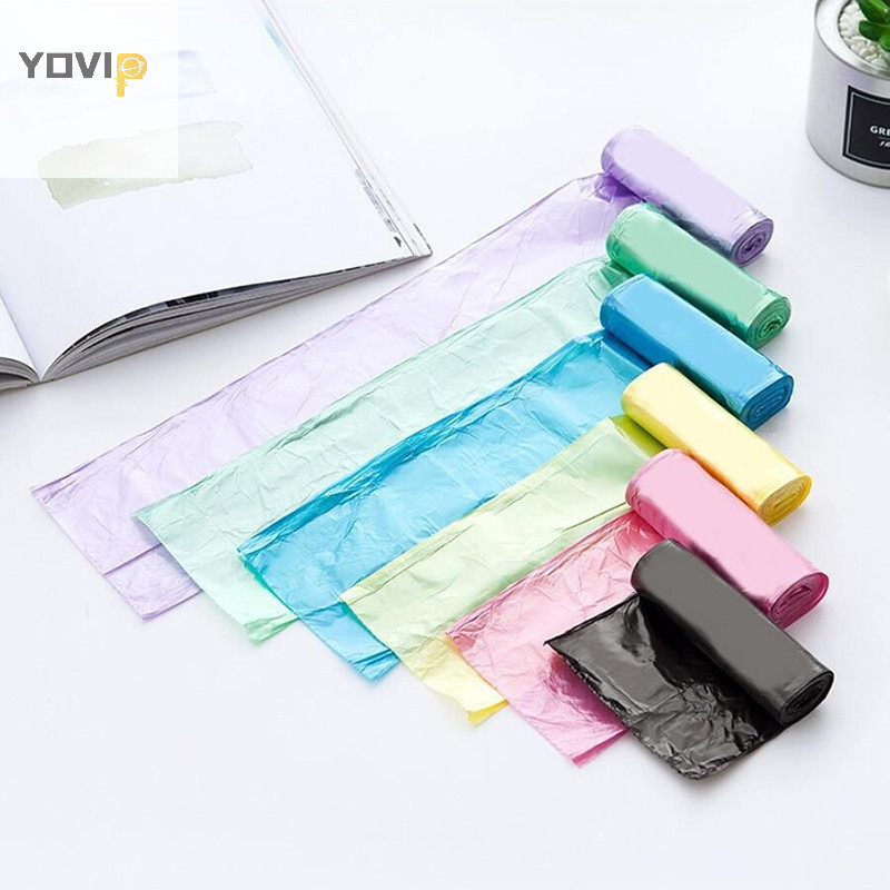 Yovip 5 Cuộn 1 Gói 100 Chiếc Hộ Gia Đình Dùng Một Lần Túi Đựng Rác Nhà Bếp Bảo Quản Túi Rác Vệ Sinh Túi Rác Túi Nhựa VN