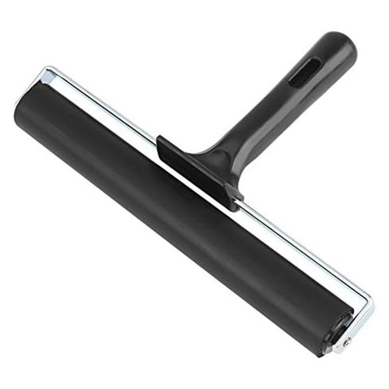 Con lăn cao su 8 Inch, Bàn chải con lăn Brayer để vẽ tranh thủ công nghệ thuật DIY, in, in, mực và dập
