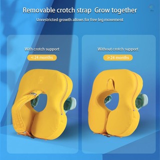 Hilivn) Mambobaby B505-27 Phao bơi dễ thương cho bé không bơm hơi Phao bơi cho bé Đồ bơi thân thiện với da mềm Phao huấn luyện viên bơi lội IPX8-Không thấm nước cho bé trai bé gái 2-8 tuổi