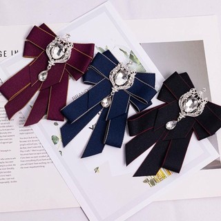 Thắt nơ Pure Cotton với pha lê đính đá, ruy băng cổ điển dành cho cả nam và nữ