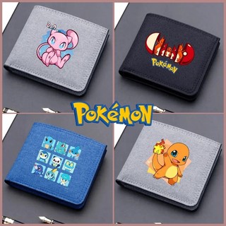Pokémon Canvas Ví In Hoạt Hình Di Động Có Thể Gập Lại Ví Hoạt Hình Thẻ Ngân Hàng Đồng Xu Dây Kéo Ví Quà Tặng Sinh Nhật Trẻ Em