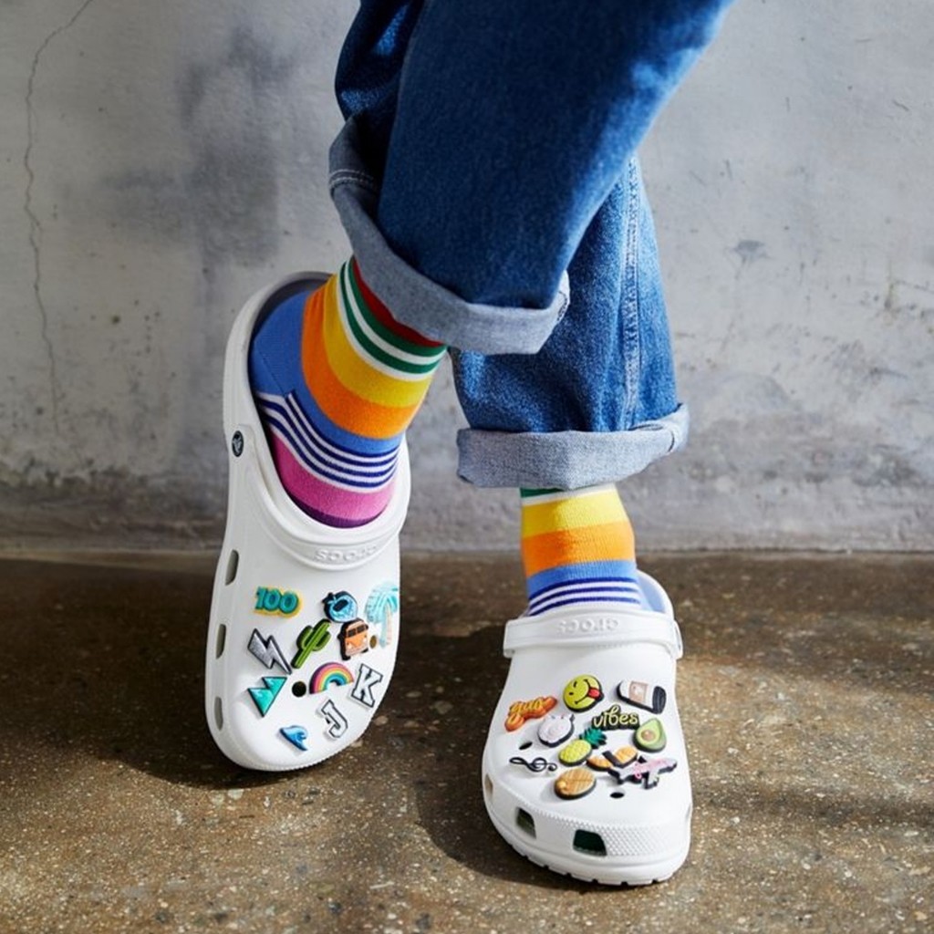 Dép classic clog unisex tặng kèm jibbitz charm dầy đẹp, dép sục nam nữ classic thiết kế đúc nguyên khối siêu nhẹ | BigBuy360 - bigbuy360.vn