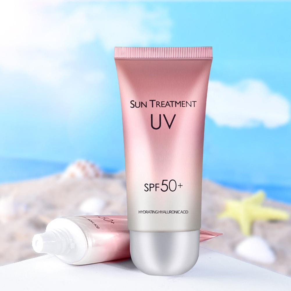 Learnever Spf50 + Kem chống nắng cách ly Bảo vệ tia cực tím Chăm sóc da và làm sáng kem chống nắng Kem chống nắng Mặt dưỡng ẩm C4k4