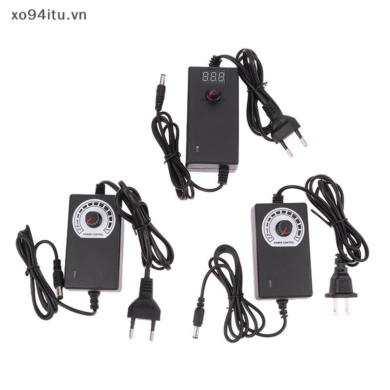XOITU Có Thể Điều Chỉnh 3V 9V 12V 24V 1A 2A Đa Năng AC / Adapter Màn Hình Hiển Thị Điện Áp Điều Chỉnh Nguồn Điện Adatpor VN