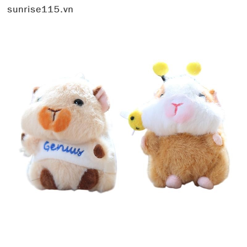 Srvn Hoạt Hình Hamster Sang Trọng Móc Khóa Thú Nhồi Bông Dễ Thương Búp Bê Xe Móc Khóa Túi Mặt Dây Chuyền Ba Lô Quà Tặng Trang Trí.
