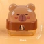Công cụ mài bút chì AFOF, Máy mài bút chì cầm tay Mini, Phim hoạt hình Capybara Shape Manual Pencil Parer Back To School