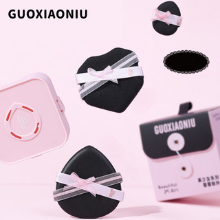 GUOXIAONIU Bột phồng nơ bướm ren cô gái xinh đẹp