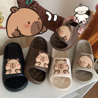Xixitiao Dép Nam Nữ Dễ Thương Sáng Tạo Vui Nhộn Kapibara Capybara eva Casual Home Đế Mềm