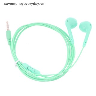 [Savemoneyeveryday] Tai nghe có dây bề mặt mịn U19 Tai nghe siêu trầm 3,5 mm có Mic tích hợp Tai nghe khử tiếng ồn Tai nghe nhạc [vn]