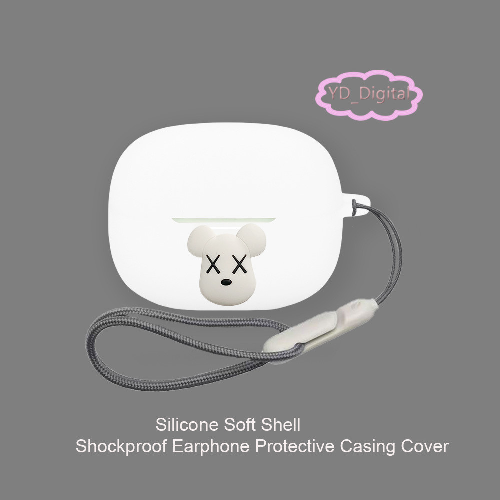 Vỏ Tai Nghe Xiaomi Redmi buds 8 pro Vỏ Bảo Vệ Silicon Tai Nghe Tay Mềm Chống Bụi Có Thể Giặt Vỏ Bảo Vệ Có Vòng