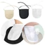 NORDICLIFE Mũ gió ống khí quản, Tấm chắn bảo vệ ống khí quản vải Cotton chống bụi, thoáng khí có thể điều chỉnh