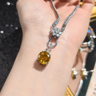 Châu Âu Mỹ ins Phong Cách Mới Kim Cương Vàng Zircon Hình Bát Giác Hoa Hồng Cắt Phù Hợp Với Nữ