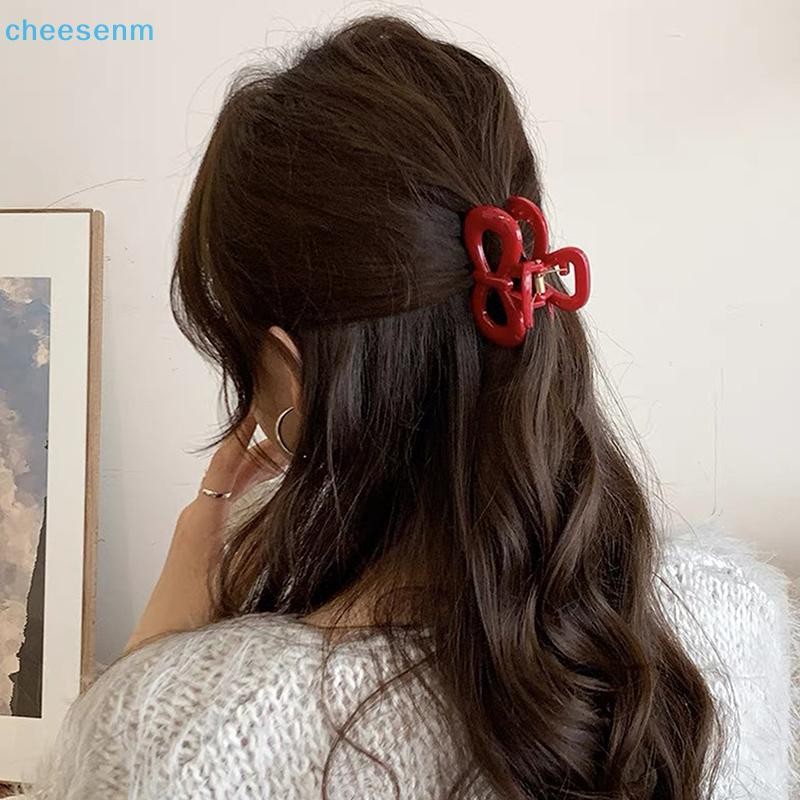 Cheenm 2 Cái / bộ Vintage Xanh Chấm Bi Đỏ Nơ Vuốt Kẹp Kẹp Tóc Barrette Hàn Quốc Mũ Phụ Kiện Dành Cho Nữ VN