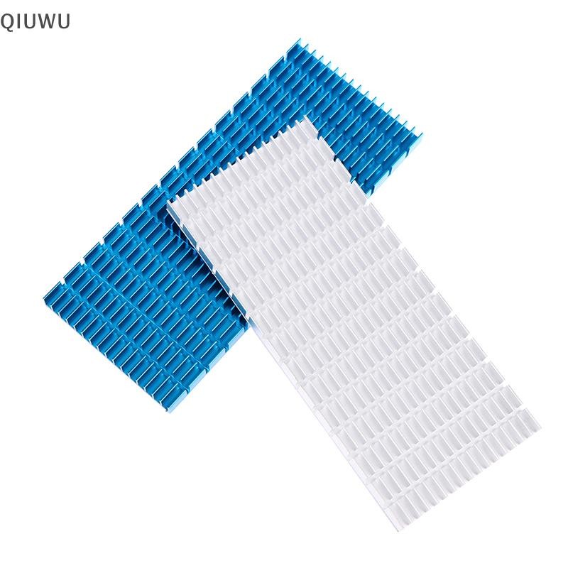 Qiuwu 1Pc 150 * 65 * 8MM Bảng tản nhiệt bằng nhôm Tản nhiệt Bộ khuếch đại công suất CPU.