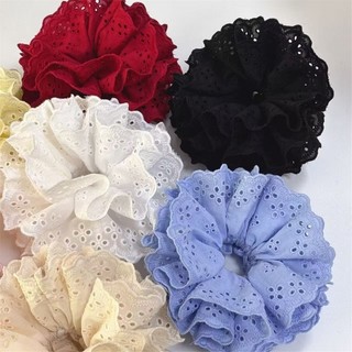 Flgo Ren Tóc Scrunchy Nữ Vintage Tóc Scrunchies Nữ Phụ Kiện Tóc Thường Ngày