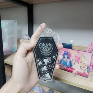 Lobotomy Corporation KeyChain Nữ Lắc Máy Bay Chiến Đấu Hàn Quốc Móc Chìa Khóa Cho Nam Móc Khóa Acrylic Đảng Mặt Dây Chuyền Cos Cô Gái Người Bạn Quà Tặng