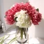 CATIYAHA Burnt Edge Hydrangea, 10 Màu Hoa Nhân Tạo Hoa Lụa, Tinh Tế DIY Trang Trí Hoa Giả Trang Trí Nhà